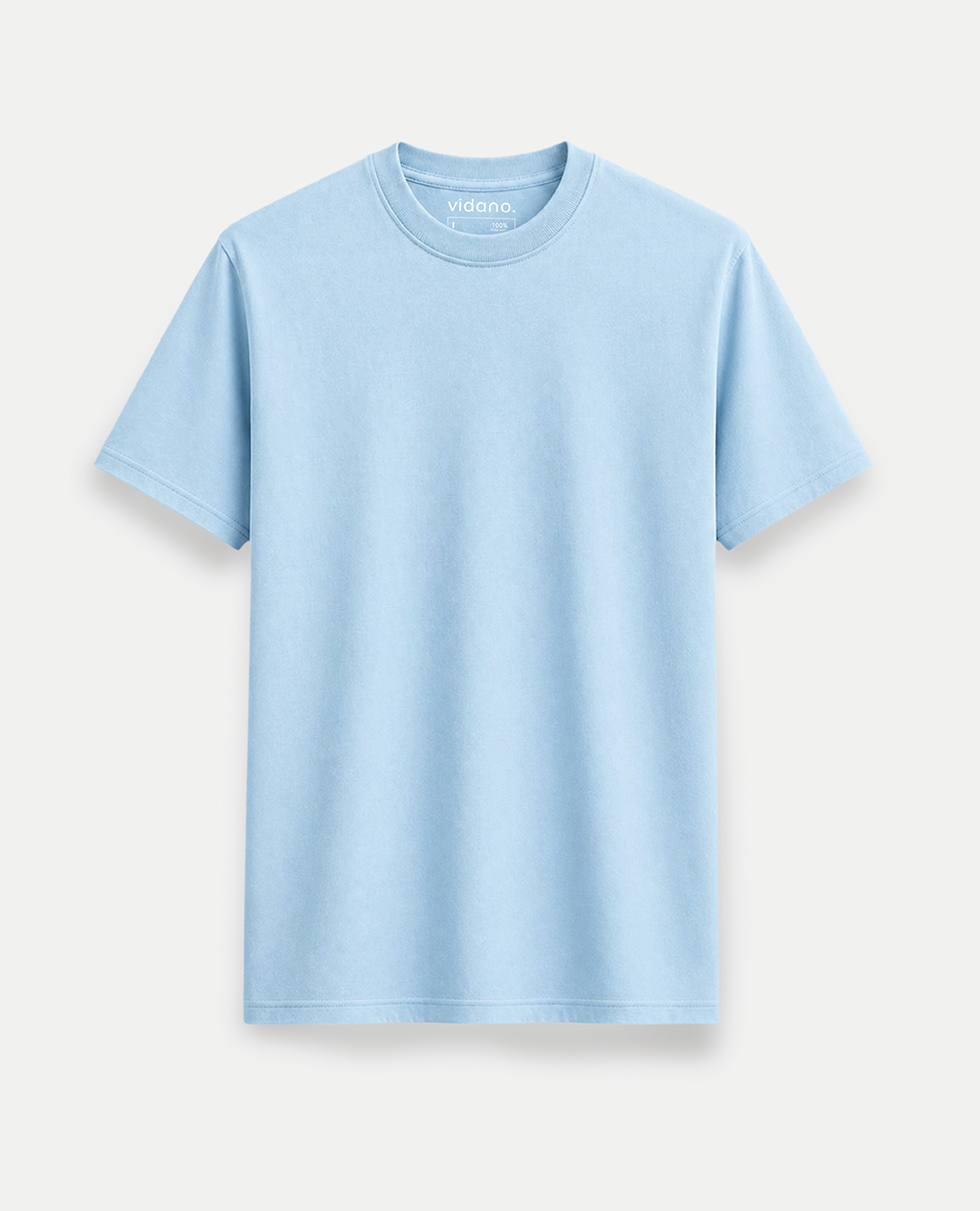 T-Shirt Navy Blue Round Neck | Pima Cotton Men