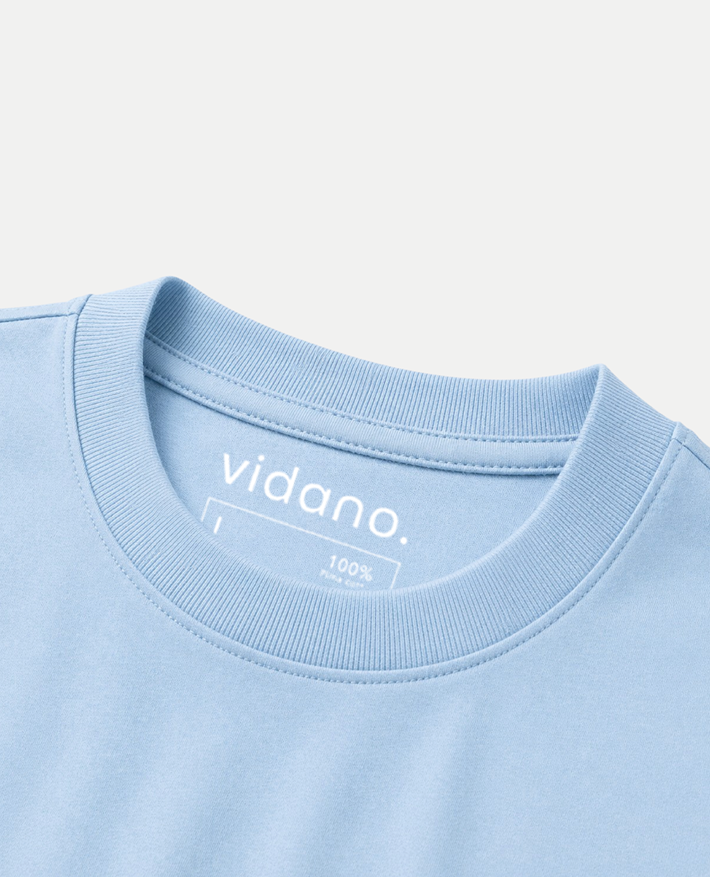 T-Shirt Navy Blue Round Neck | Pima Cotton Men