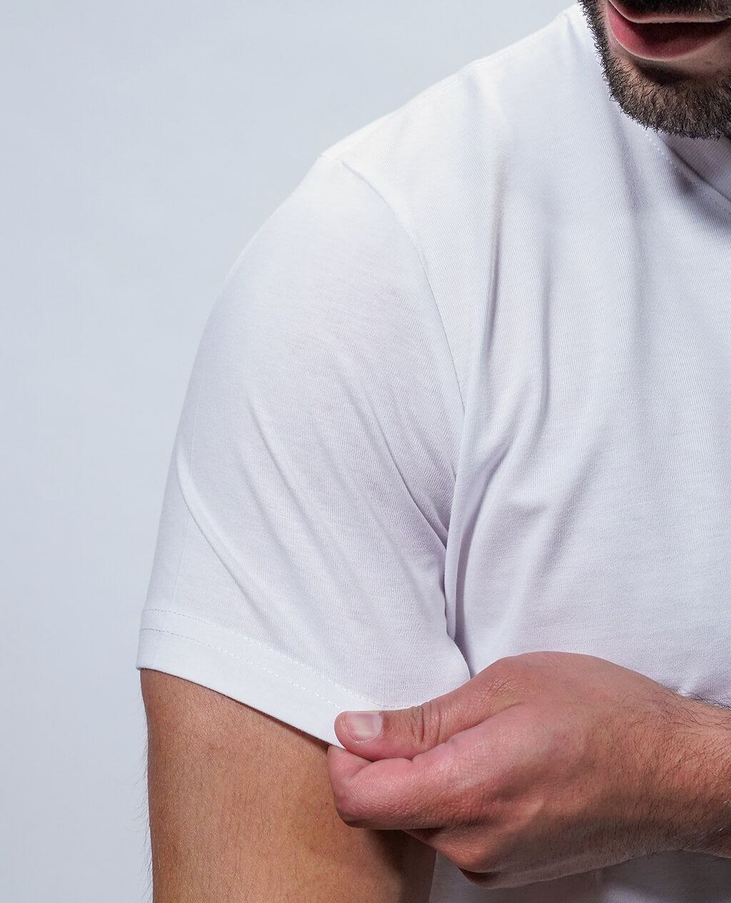T-Shirt White V Neck | Pima Cotton Men