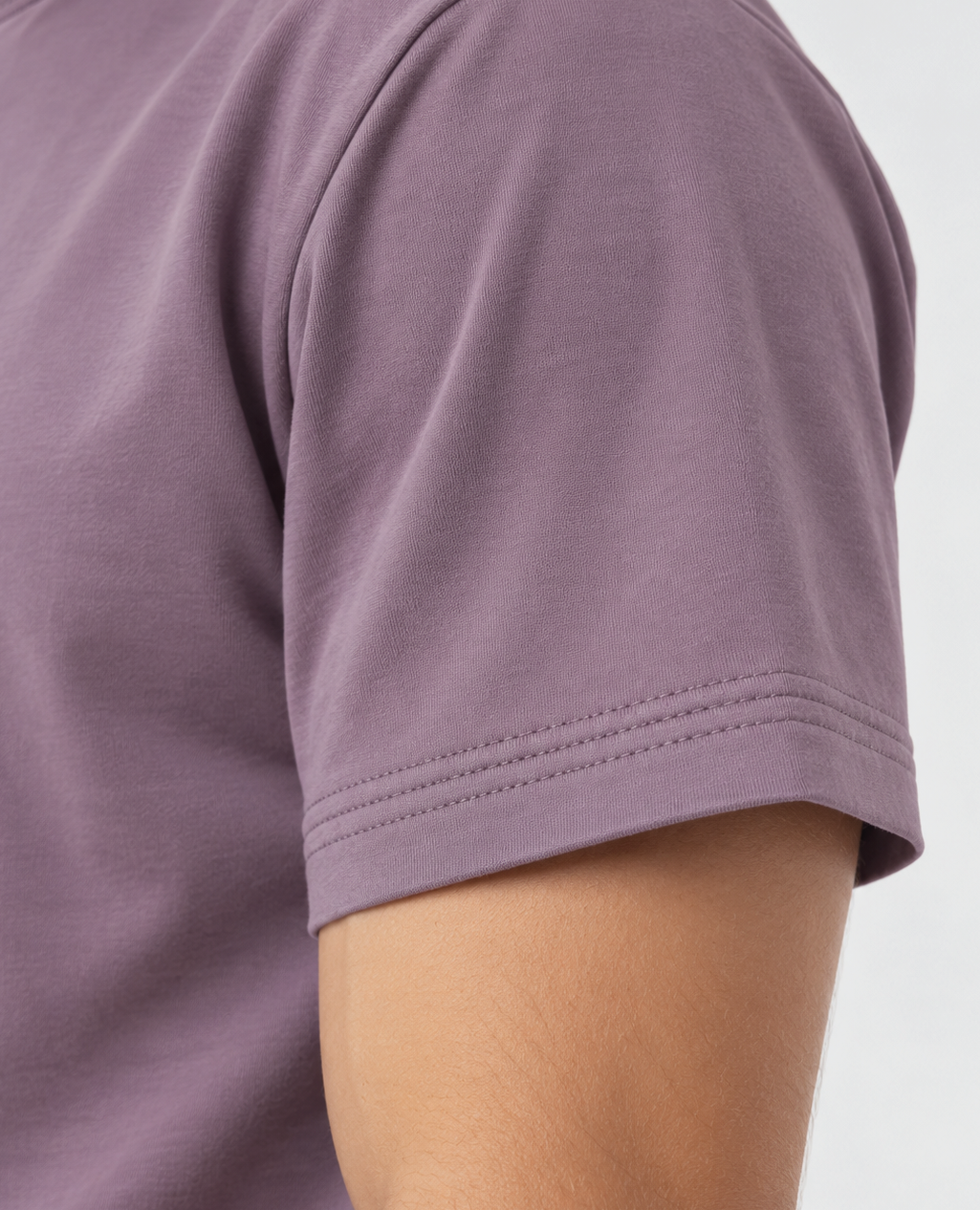 T-Shirt Dusty Mauve Round Neck | Sorona Line Men