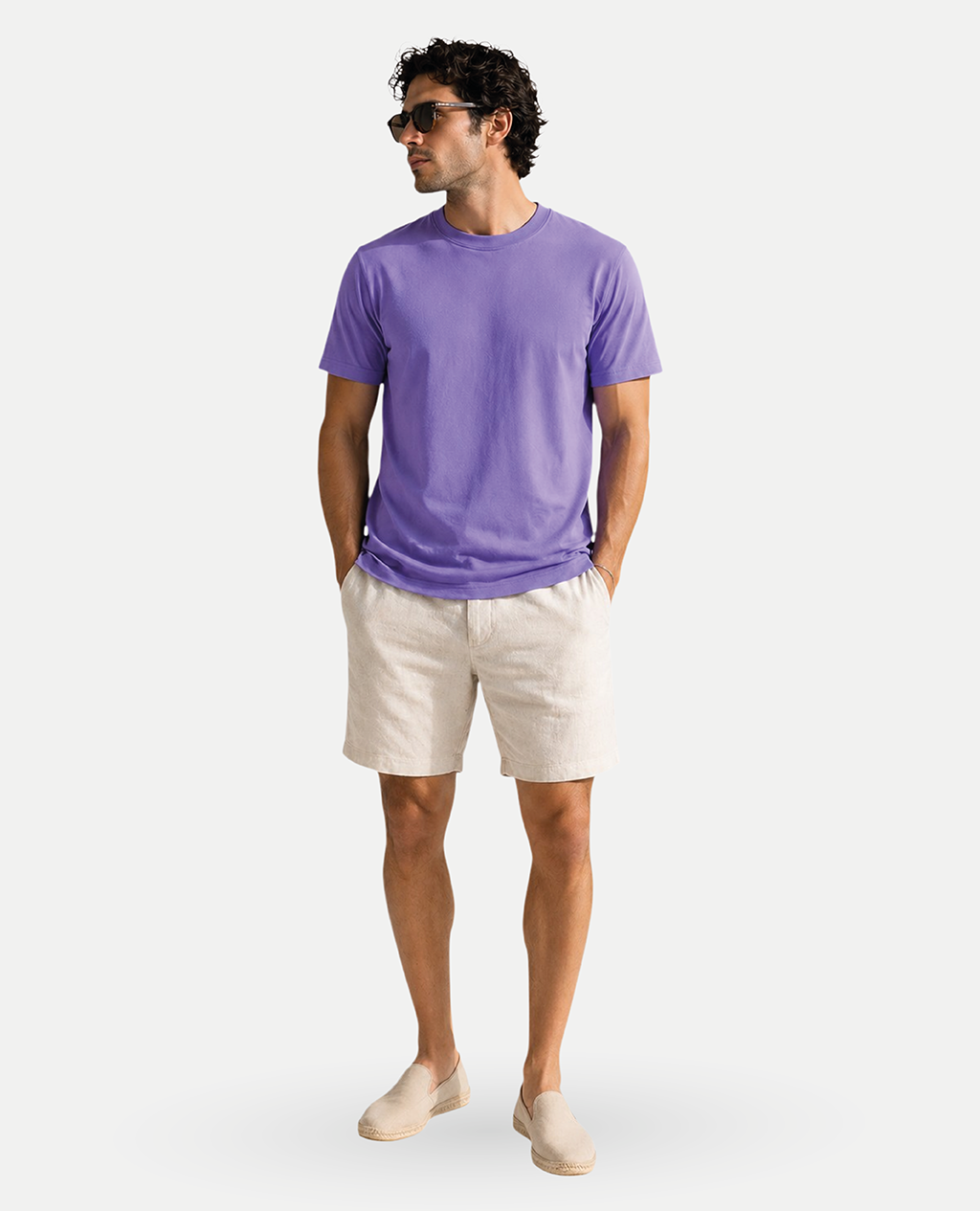 T-Shirt Navy Blue Round Neck | Pima Cotton Men