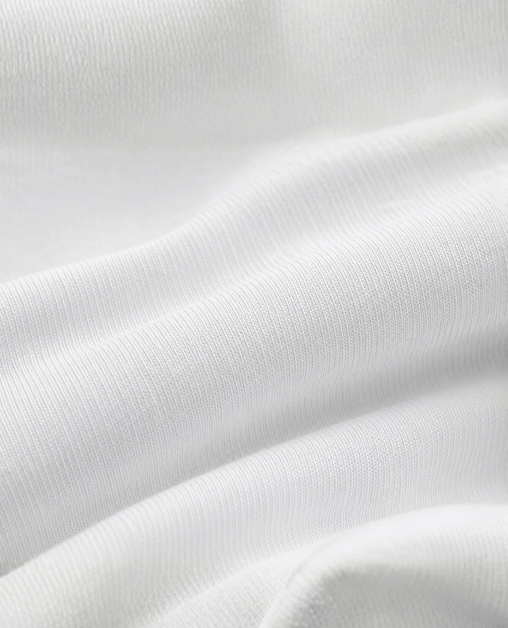 T-Shirt White Round Neck | Pima Cotton Men
