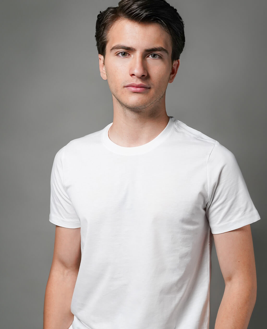 3-Pack T-Shirts White Round Neck | Premium Pima Cotton Men