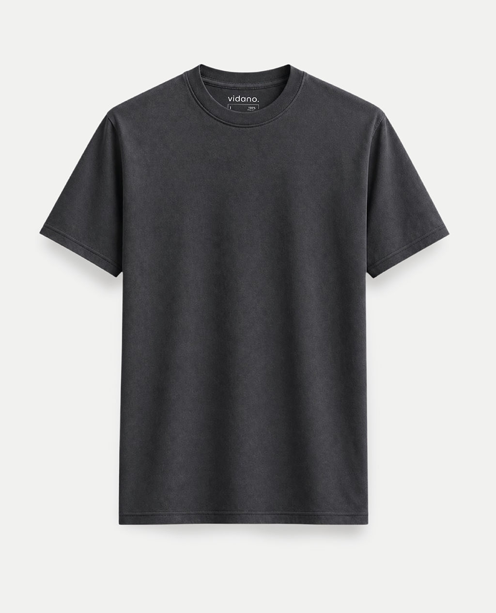 T-Shirt Navy Blue Round Neck | Pima Cotton Men