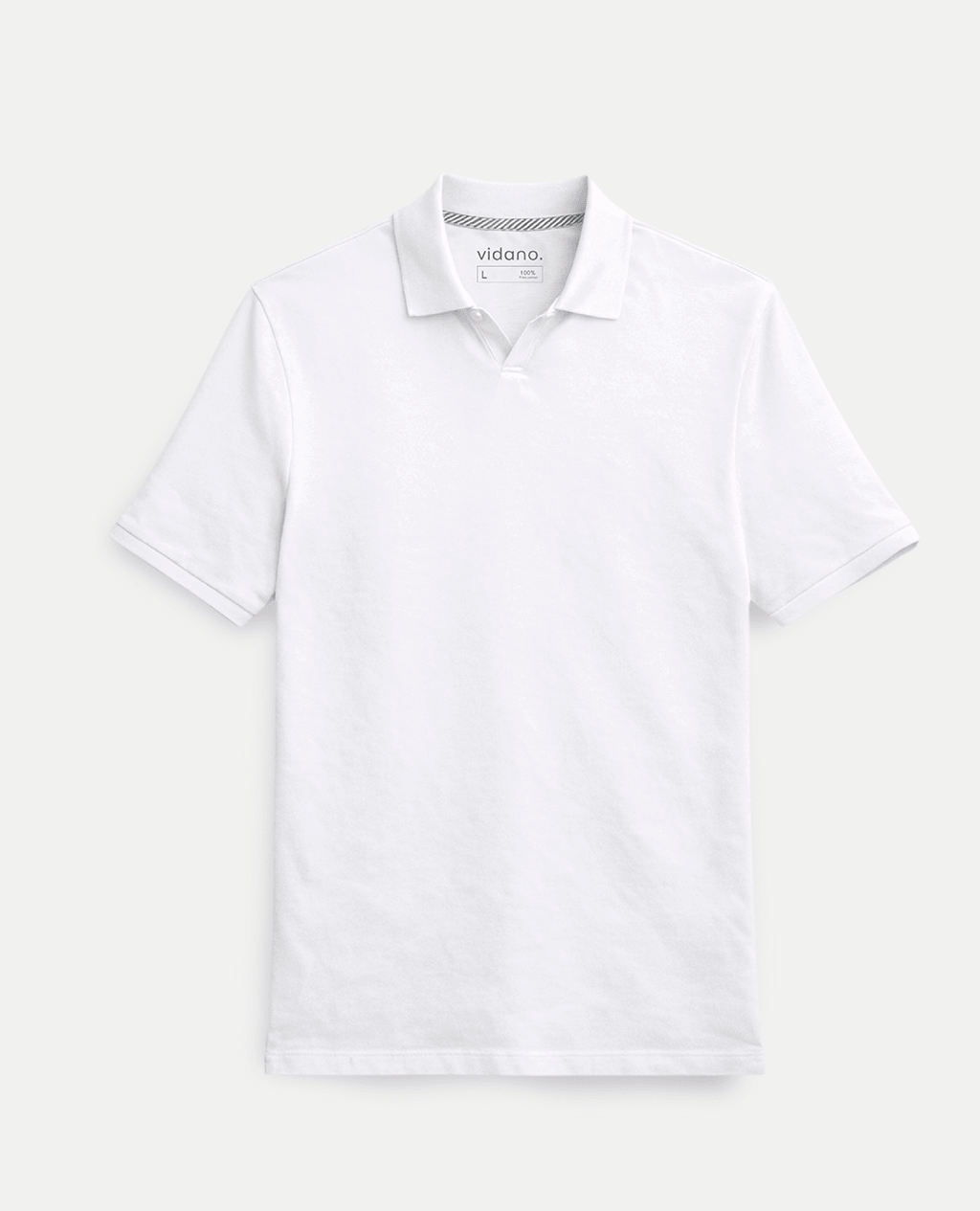 Polo Navy Blue Open Collar | Pima Cotton Men