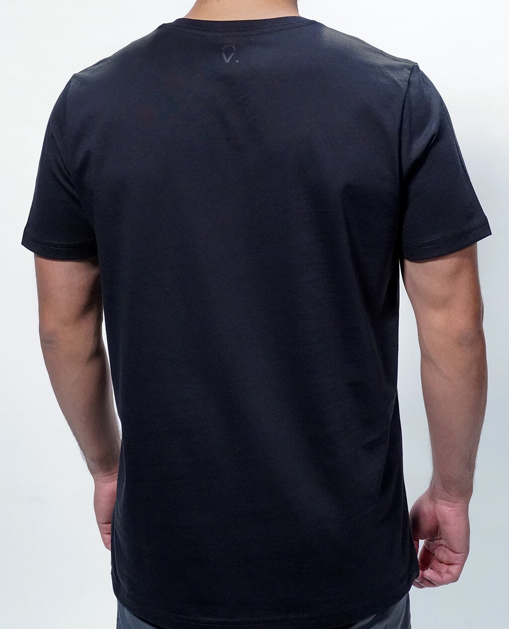 T-Shirt Black V Neck | Pima Cotton Men