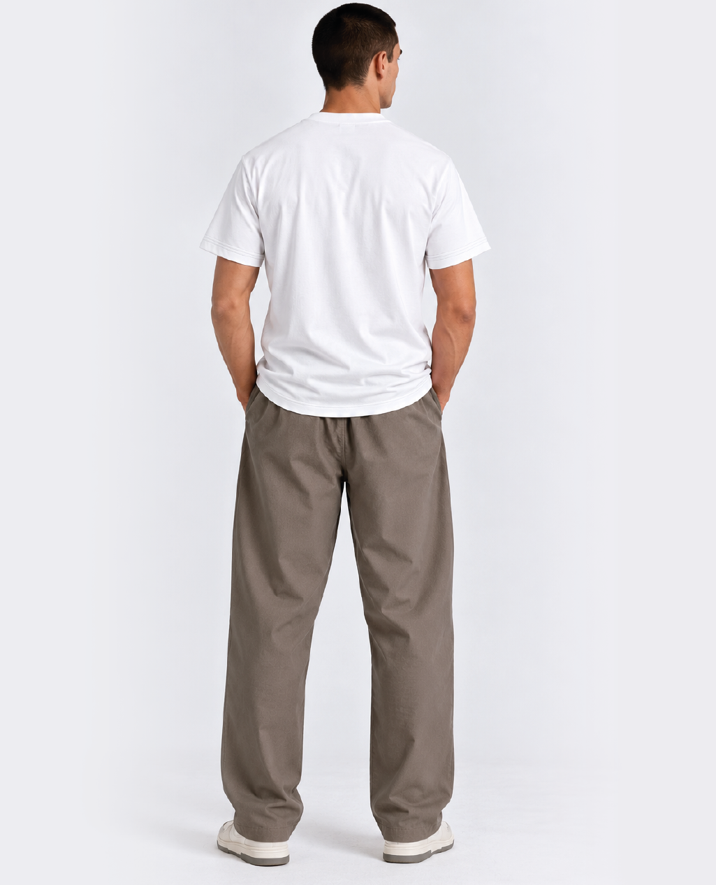 T-Shirt White Round Neck | Sorona Line Men