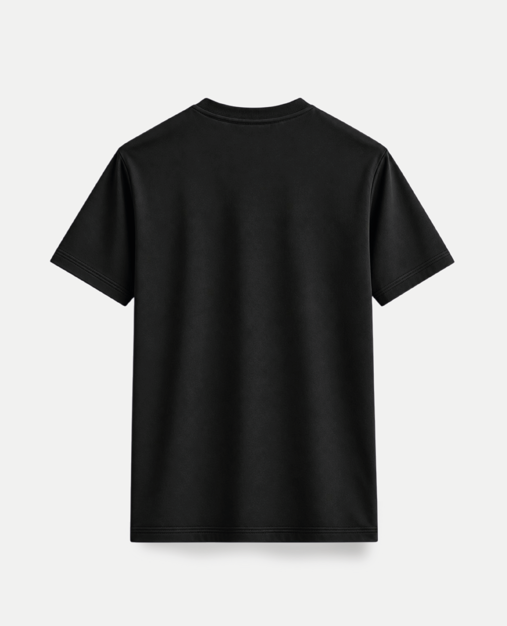 T-Shirt Black Round Neck | Sorona Line Men