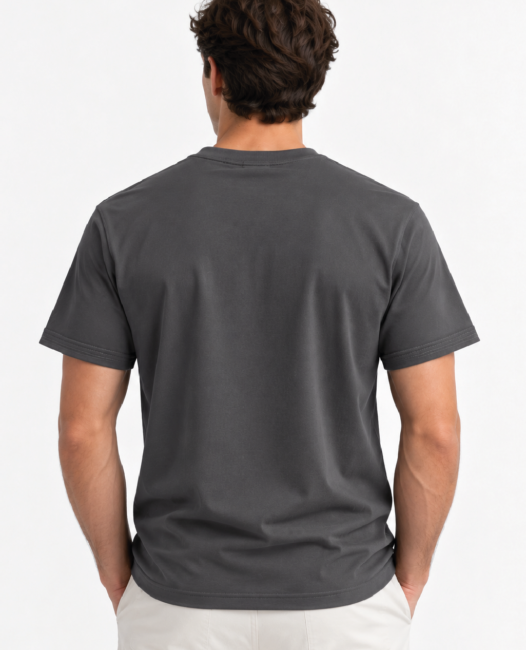 T-Shirt Deep Charcoal Round Neck | Sorona Line Men