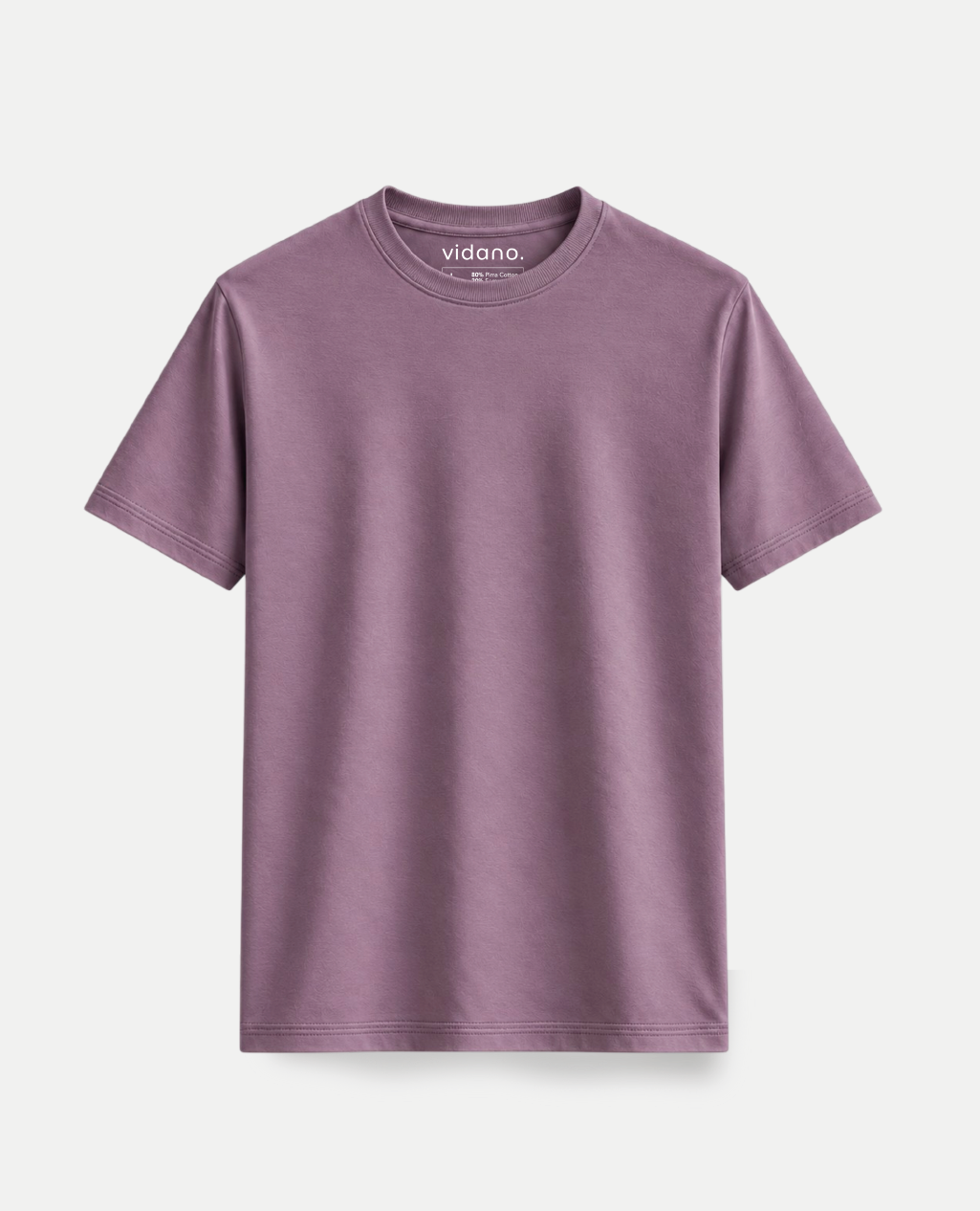 T-Shirt Dusty Mauve Round Neck | Sorona Line Men