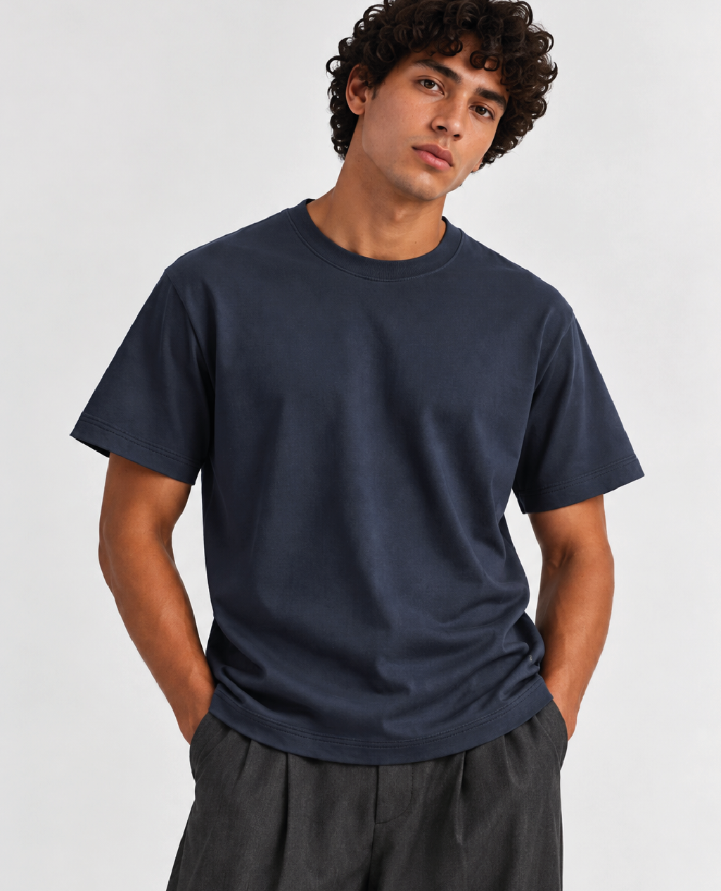 T-Shirt Midnight Navy Round Neck | Sorona Line Men