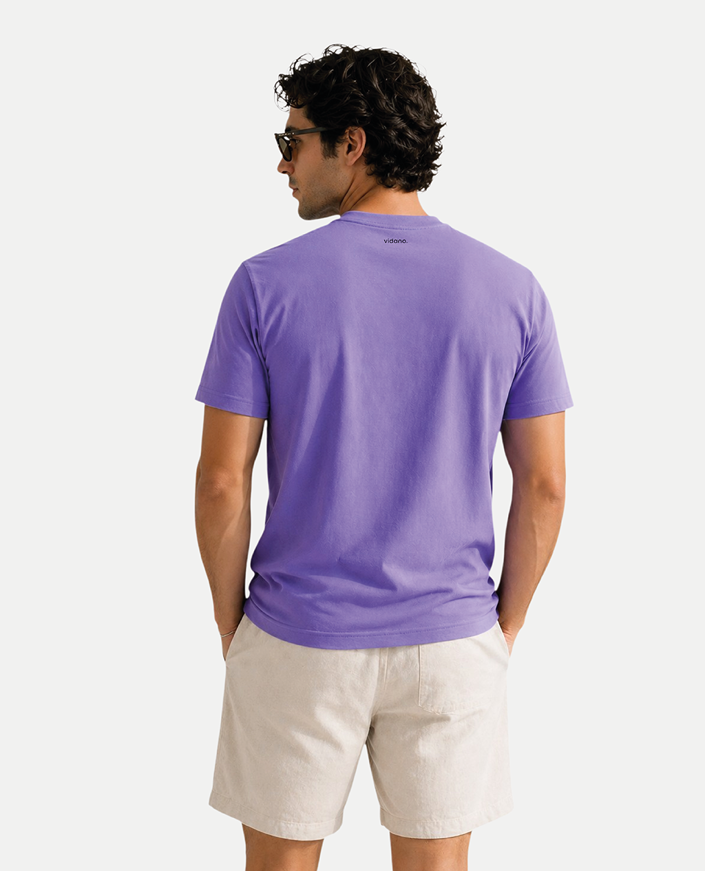 T-Shirt Navy Blue Round Neck | Pima Cotton Men