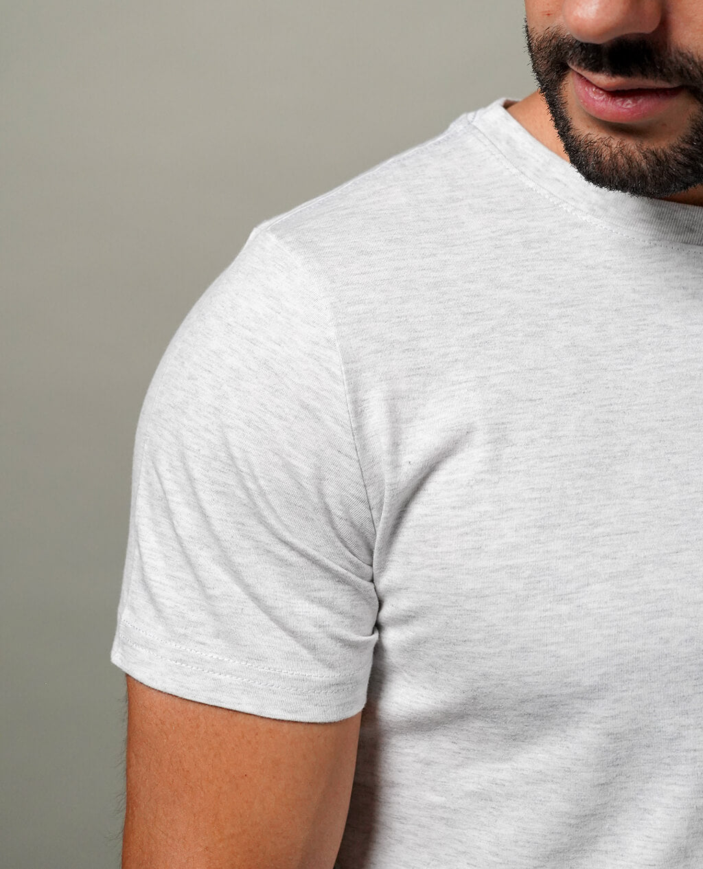 T-Shirt Jaspe Round Neck | Limited Edition Pima Cotton Men