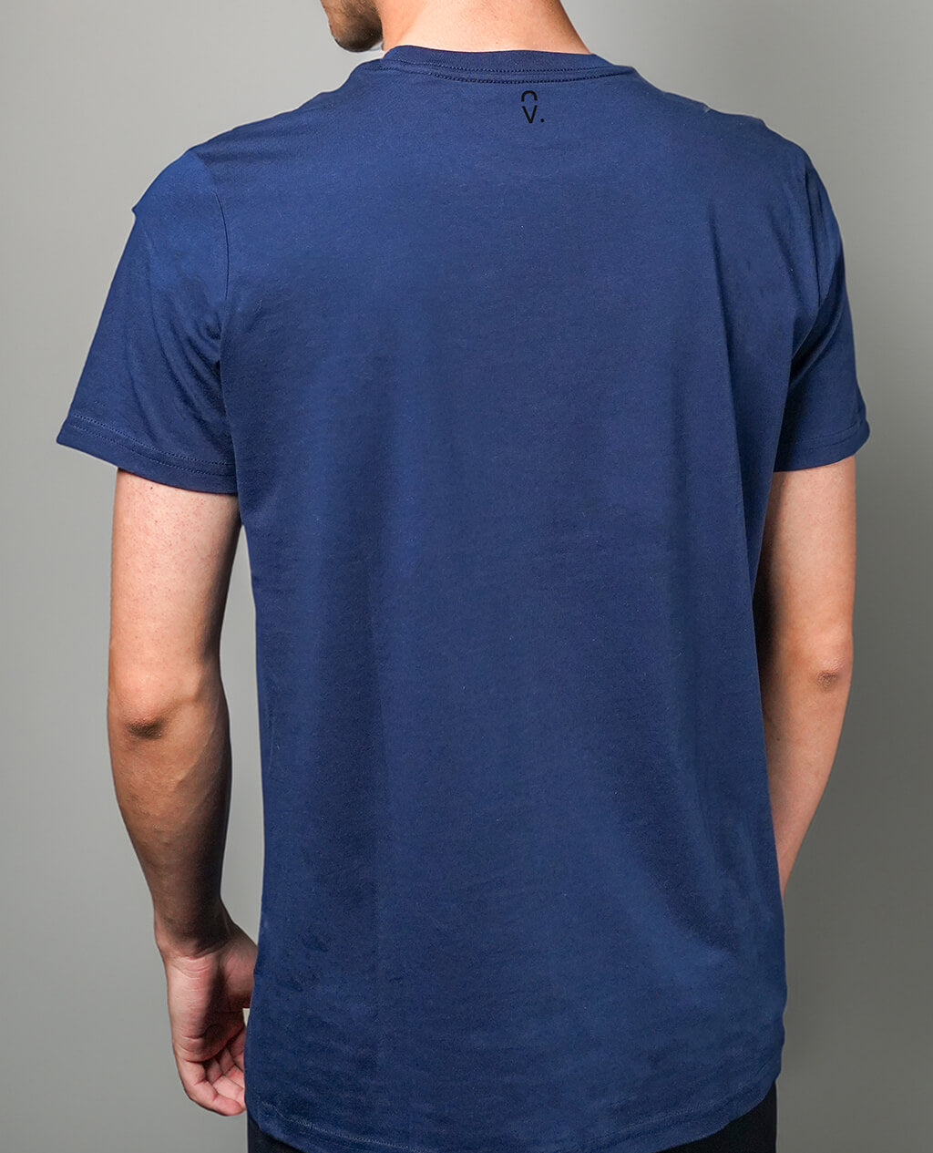T-Shirt Blue Steel Round Neck | Limited Edition Pima Cotton Men